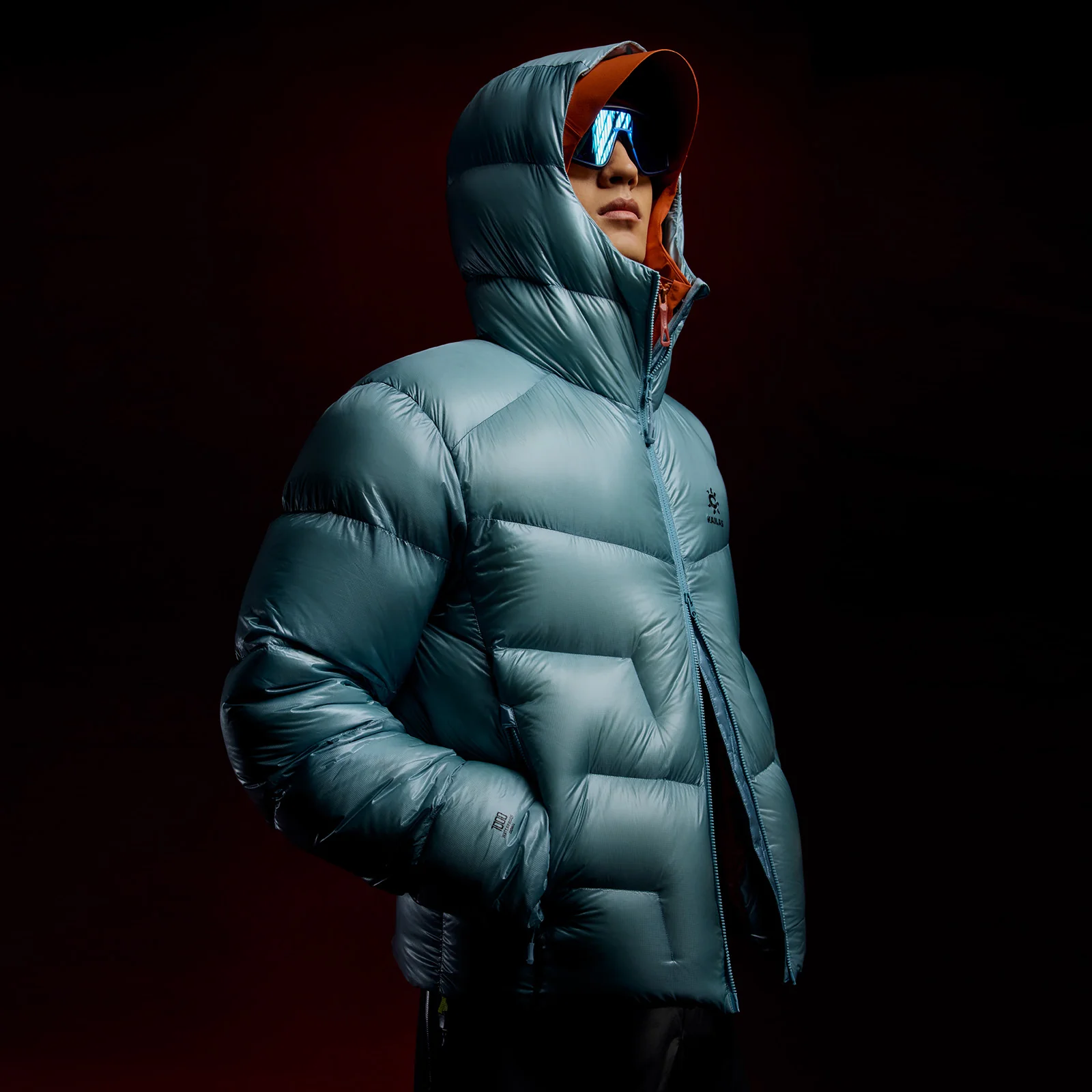 New Kailas 5000GT Alpine 1000FP Hooded Down Jacket Unisex - Image 9