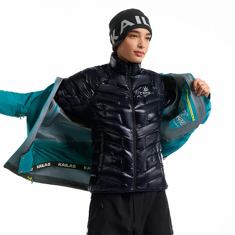 Kailas GT ZERO 900FP Goose Down Stand Collar Jacket Women's - Image 11