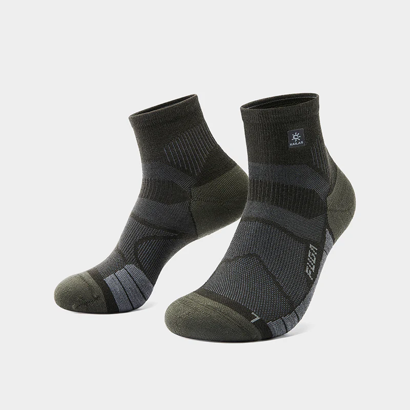 Kailas FUGA Low-cut Trail Running Merino Wool Socks Men's - Image 13